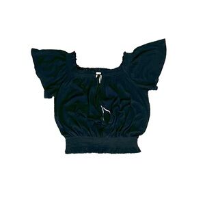 FREE PEOPLE - We The Free Peasant Crop Top.